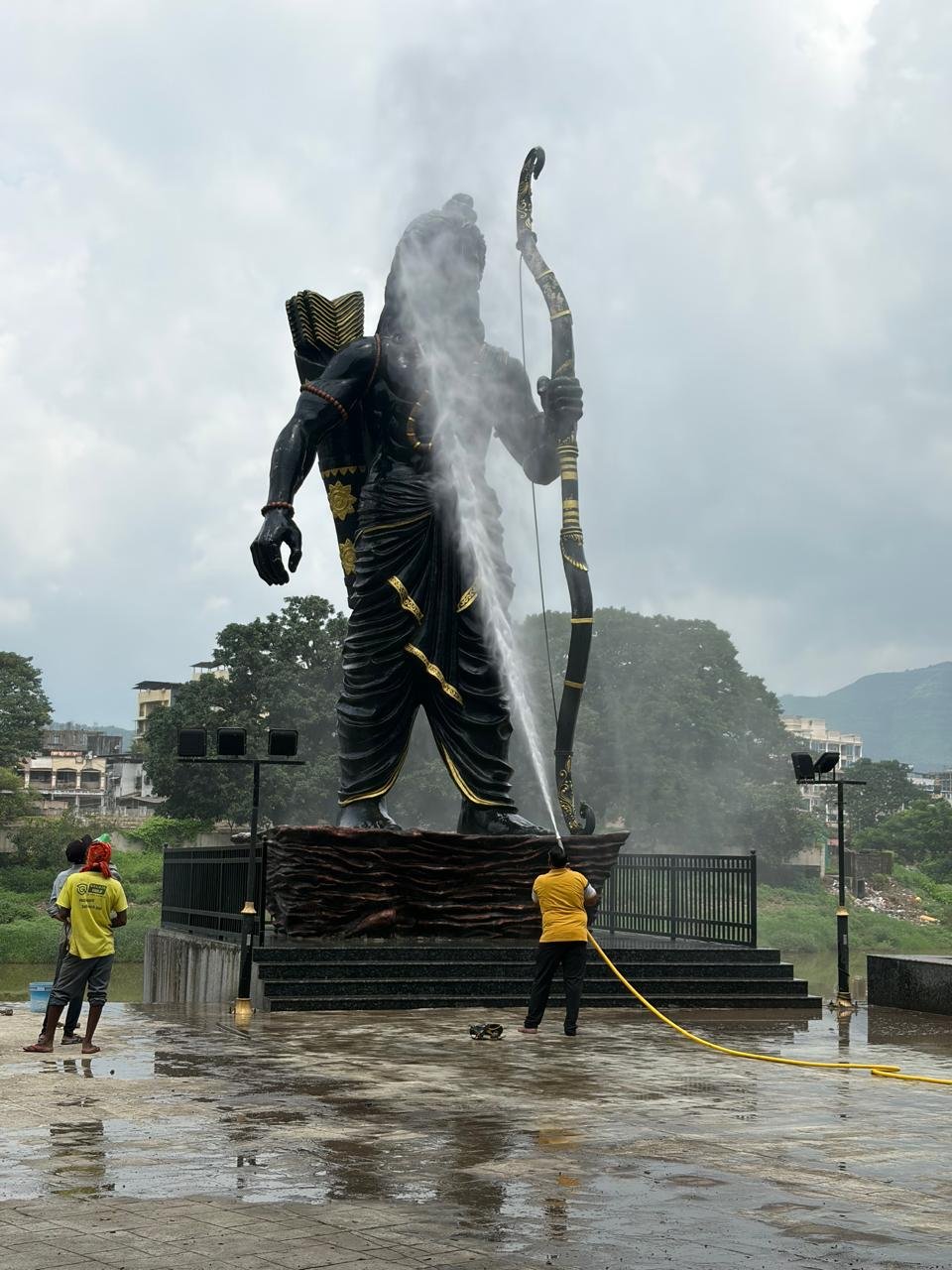 स्वच्छतेतून गणेशोत्सवाची तयारी